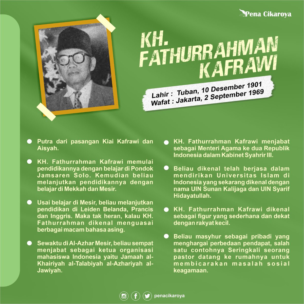 penacikaroya's tweet photo. Dalam sejarahnya, pondok pesantren Lirap didirikan seorang ulama besar bernama KH. Ibrahim. Nama mbah KH. Ibrahim merupakan sosok pribadi yang alim dan tawadlu, ia berasal dari Maesan Brosot Kulon Progo.

#ponpes #pondokindonesia #pondokpesantren #pondok #ponpesmiftahululum https://t.co/0v3RPTnSo3