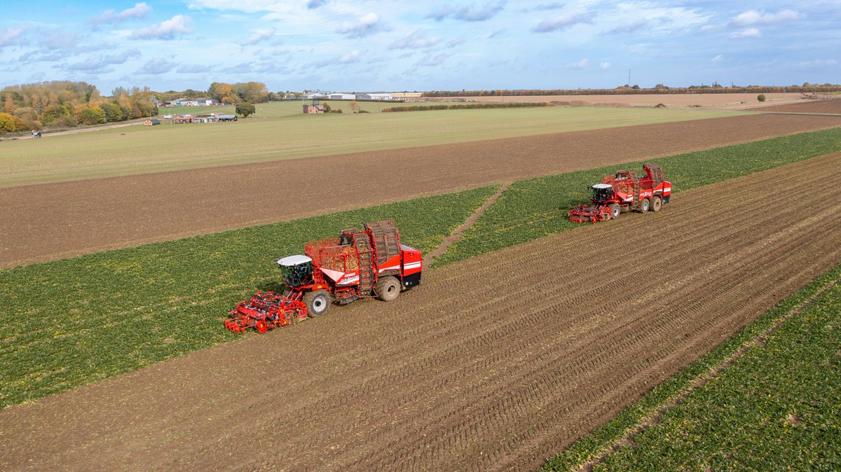 GRIMMEGroup's tweet photo. #GRIMMEwordwide
A REXOR 6200 and REXOR 6300 harvesting sugar beet in England 🇬🇧.
#GRIMME #GRIMMEGroup #worldwide #harvest #selfpropelled #weltweit #harvesting #machinery #agriculture #agricultural #REXOR #sugarbeet #rüben #rübenernte #beetharvest #beet #harvester #agriculture https://t.co/5pOC40cimC