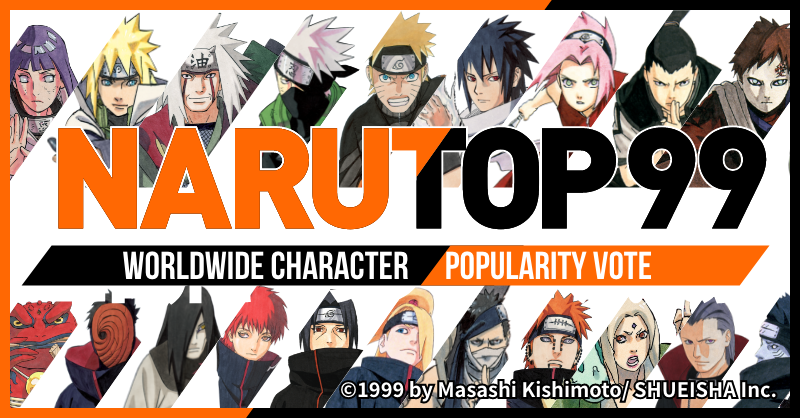 NARUTO OFFICIAL on X: Q. What is the #NARUTOP99 Worldwide Character  Popularity Vote? A. Find out here!    / X