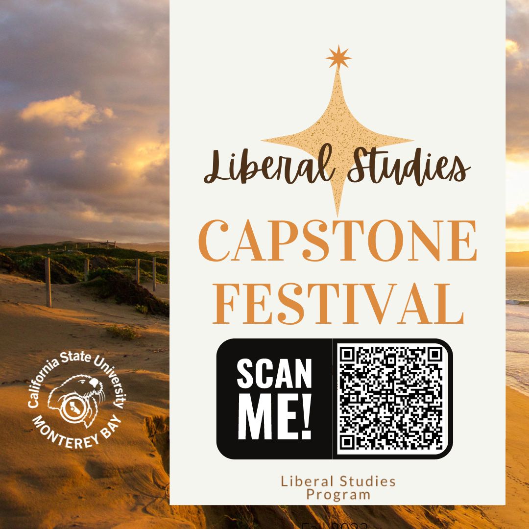 drpwhang's tweet photo. Join us for the LS Capstone Festival at the University Center. Scan for more details. Come support your fellow #CSUMB  LS Otters! 🎉 🥳 #csumbls350 #csumb_scta #csumb_LS https://t.co/04Q2lF0WLQ