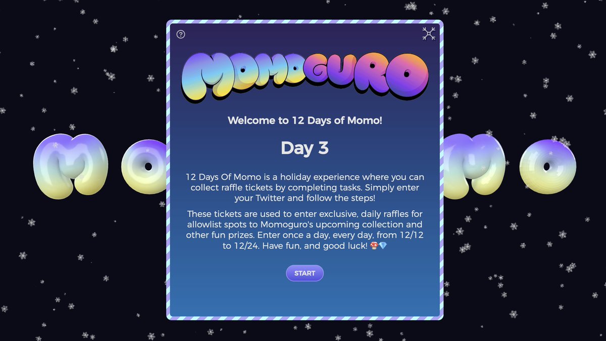 justintanzo's tweet photo. I just entered the 12 Days of @MomoguroNFT Day 3 raffle 🍄💎 https://t.co/fsVoVxqoPb https://t.co/IUcUSkwIL3