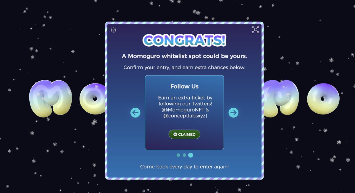 justintanzo's tweet photo. I just entered the 12 Days of @MomoguroNFT Day 3 raffle 🍄💎 https://t.co/fsVoVxqoPb https://t.co/IUcUSkwIL3