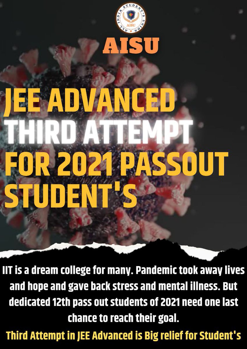 peacefu02568511's tweet photo. @Jeefairattempt Innumerable glitches have ruined JEEMain2022 (June/July) for many. This is unacceptable. We demand FAIR CHANCE.
#2021PassoutWantJEEAdv23
@IITGuwahati @DG_NTA @dpradhanbjp @EduMinOfIndia @manashTOI @ndtv @TOIIndiaNews https://t.co/8mdd256Oyj