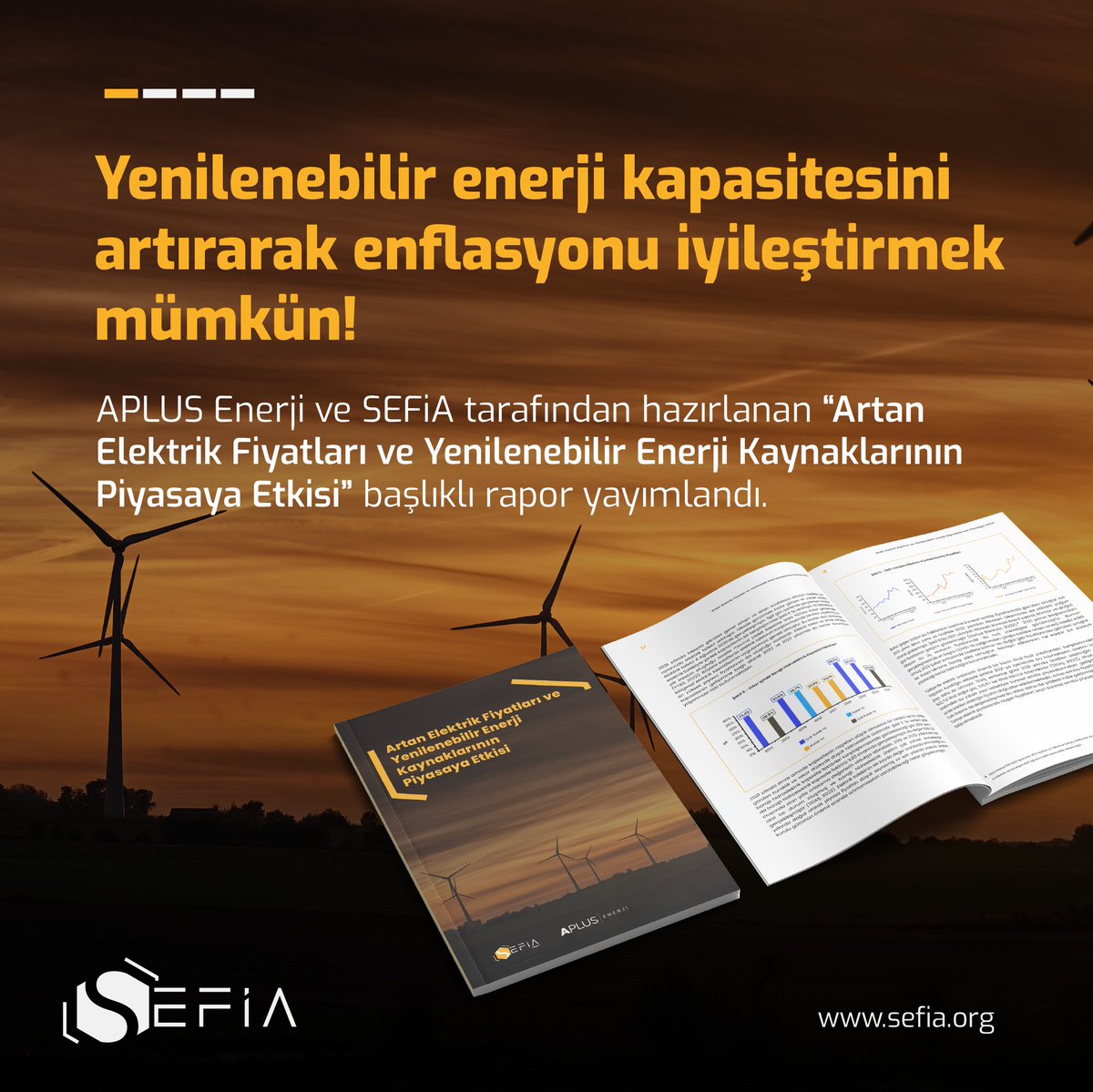 SEFiA (@sefiaorg) on Twitter photo Yenilenebilir enerji kapasitesini artırarak enflasyonu iyileştirmek mümkün!
📂 SEFiA olarak <a href="/APLUSEnerji/">APLUS Enerji</a> ile hazırladığımız “Artan Elektrik Fiyatları ve Yenilenebilir Enerji Kaynaklarının Piyasaya Etkisi” başlıklı rapor yayımda!
sefia.org/arastirmalar/a… Yenilenebilir enerji kapasitesini artırarak enflasyonu iyileştirmek mümkün!
📂 SEFiA olarak <a href="/APLUSEnerji/">APLUS Enerji</a> ile hazırladığımız “Artan Elektrik Fiyatları ve Yenilenebilir Enerji Kaynaklarının Piyasaya Etkisi” başlıklı rapor yayımda!
sefia.org/arastirmalar/a…