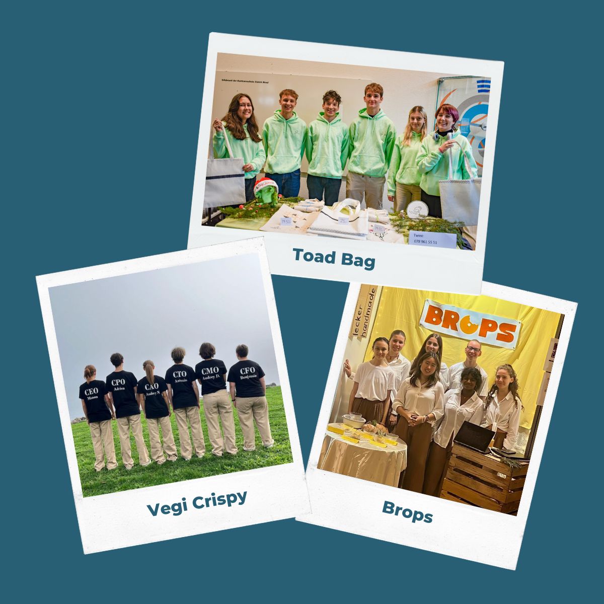 YES! Congratulations to our three winning teams of the Coop video competition on sustainability Brops, Toad Bag and Vegi Crispy!🏆Each team wins CHF 300 for their mini-enterprise.
