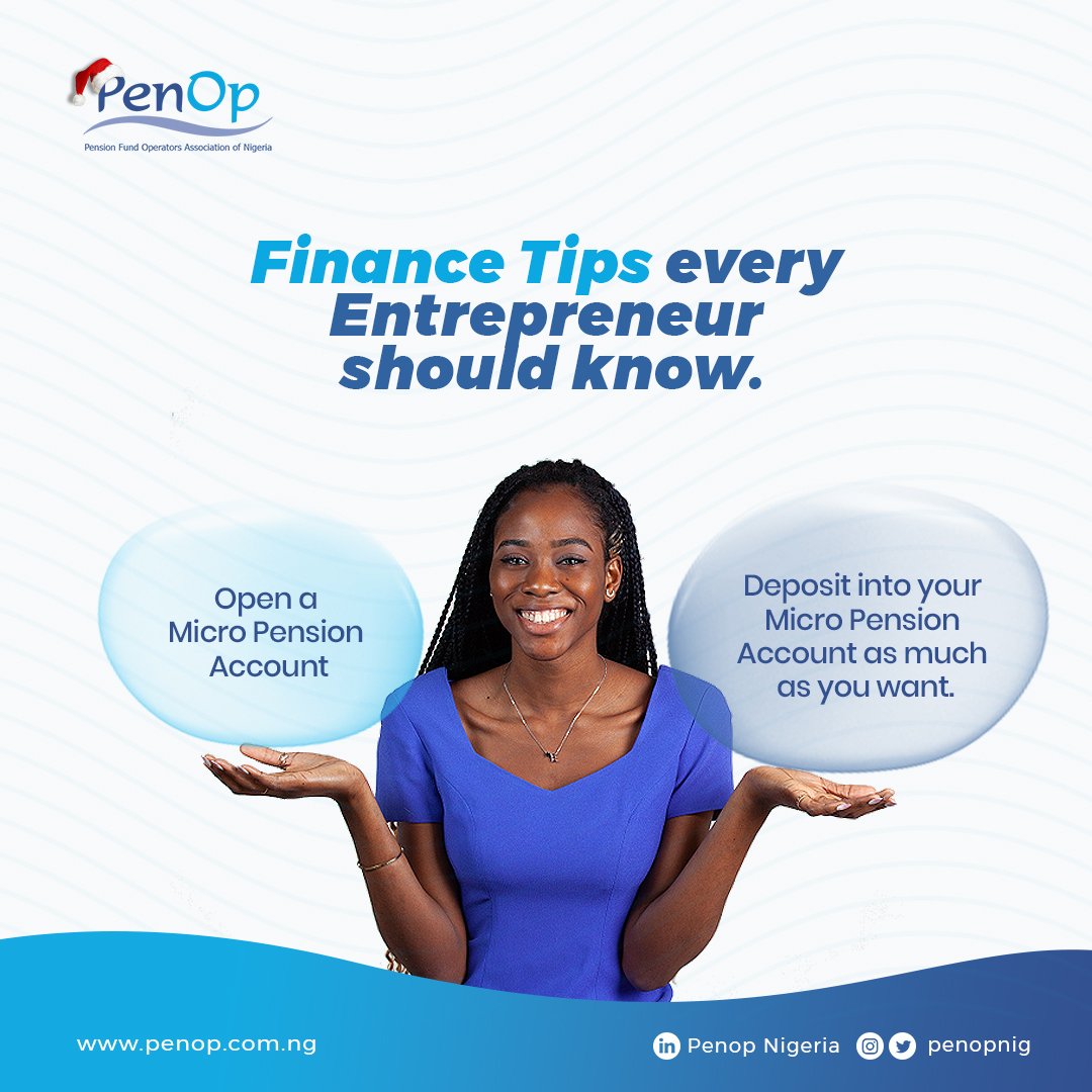 penopnig's tweet photo. Yes you heard it loud and clear 🔊🔊🔊

Register for a Micro pension plan to with any preferred Pension Fund Administrator (PFA) and start saving for your future.

Visit https://t.co/pDERhbhAtF to get started.

#pension #pensionforgood #Nigeria #PEOPLE #future #nextwave https://t.co/NHWVzTK3JO