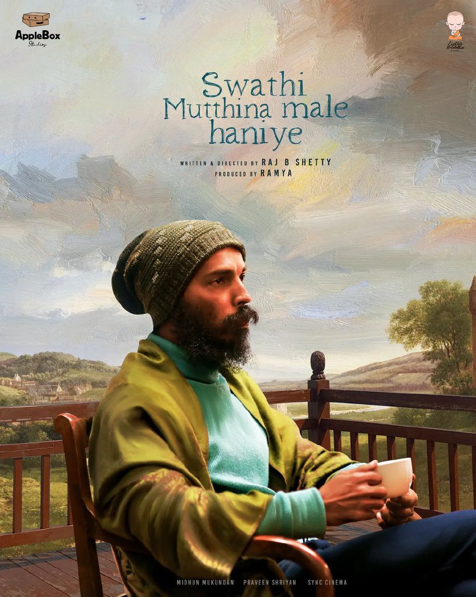 cine_samachara's tweet photo. Presenting the maverick Raj B Shetty @RajbShettyOMK as Aniketh in Swathi Mutthina Male Haniye.
Aniketh, which has its origin in Sanskrit, means one with no home. Tell us what home means to you. #SMHH @divyaspandana @SiriRavikumar @StudiosApplebox @m3dhun @lighterbuddha https://t.co/MwSINzdAoG