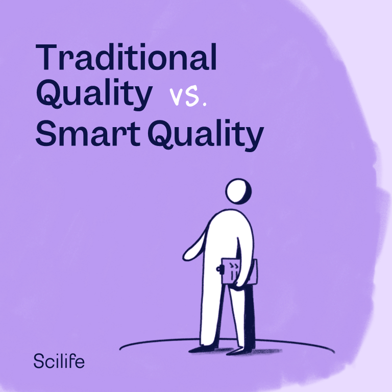 ScilifePlatform's tweet photo. Quality Showdown: Traditional Quality vs. #SmartQuality. Which quality heavyweight will win? 

https://t.co/gNg9lvuqDC

#QualityAssurance #Compliance #RiskManagement https://t.co/1phARXzYEz