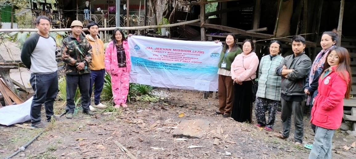 PHEKodukha's tweet photo. Har Ghar Jal certification of completed schemes, Gram Sabha meeting, Jal Rath, Drawing and essay writing competitions for children of Middle School Limeking, and discussion on water tariff collection were conducted under #Limeking and Nacho blocks of Kodukha division along ISA https://t.co/K7VUrLjBQY