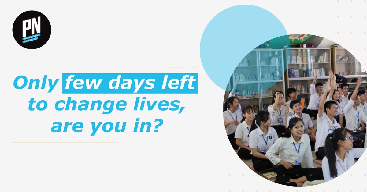 ⏱𝗢𝗻𝗹𝘆 𝗳𝗲𝘄 𝗱𝗮𝘆𝘀 𝗹𝗲𝗳𝘁 𝘁𝗼 𝗰𝗵𝗮𝗻𝗴𝗲 𝗹𝗶𝘃𝗲𝘀, 𝗮𝗿𝗲 𝘆𝗼𝘂 𝗶𝗻?
We believe in the life-changing potential of #digital. 
We already raised 80k to help disadvantaged youth have a brighter future! Today, YOU can make a huge difference 👉bit.ly/3NmiwQz