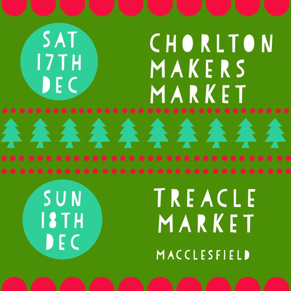 Our last weekend of markets this year! #happychristmas #posnerandposner #chorltonmakersmarket #treaclemarket #shopindie #indiechristmas