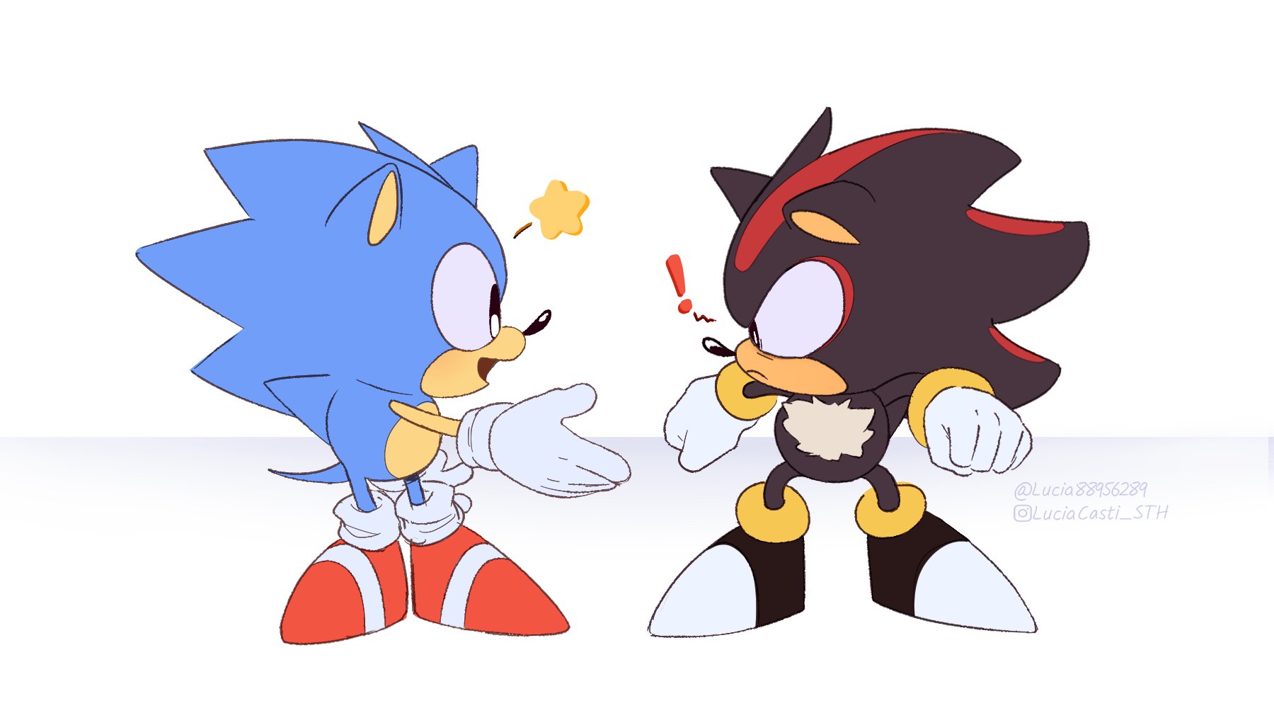 Sonic and Shadow meme by Lauraio on DeviantArt