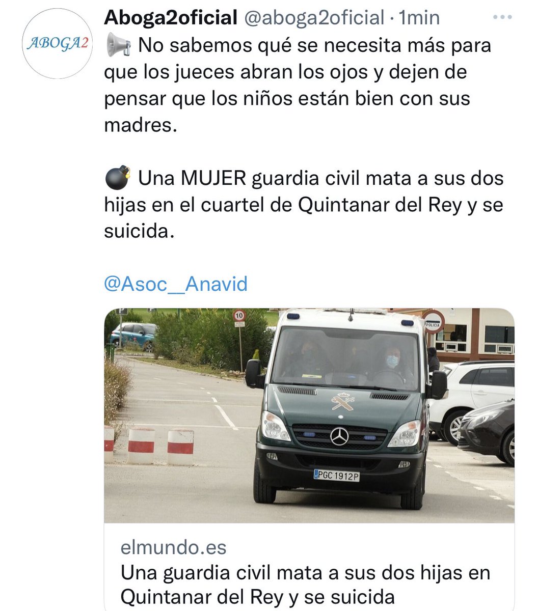 📢 La ley de Violencia de Género debe ser derogada de manera inmediata y los Juzgados de Violencia sobre la Mujer deben pasar a ser JUZGADOS DE VIOLENCIA INTRAFAMILIAR 

Las mujeres matan a sus hijos igual que los hombres y nadie los protege

#BastaYa