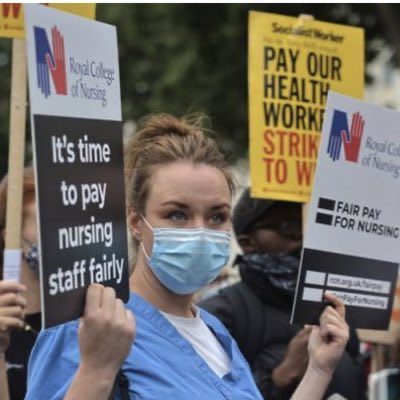 36 years being a nurse… a job I absolutely love… today is the saddest day ever professionally #FairPayforNursing