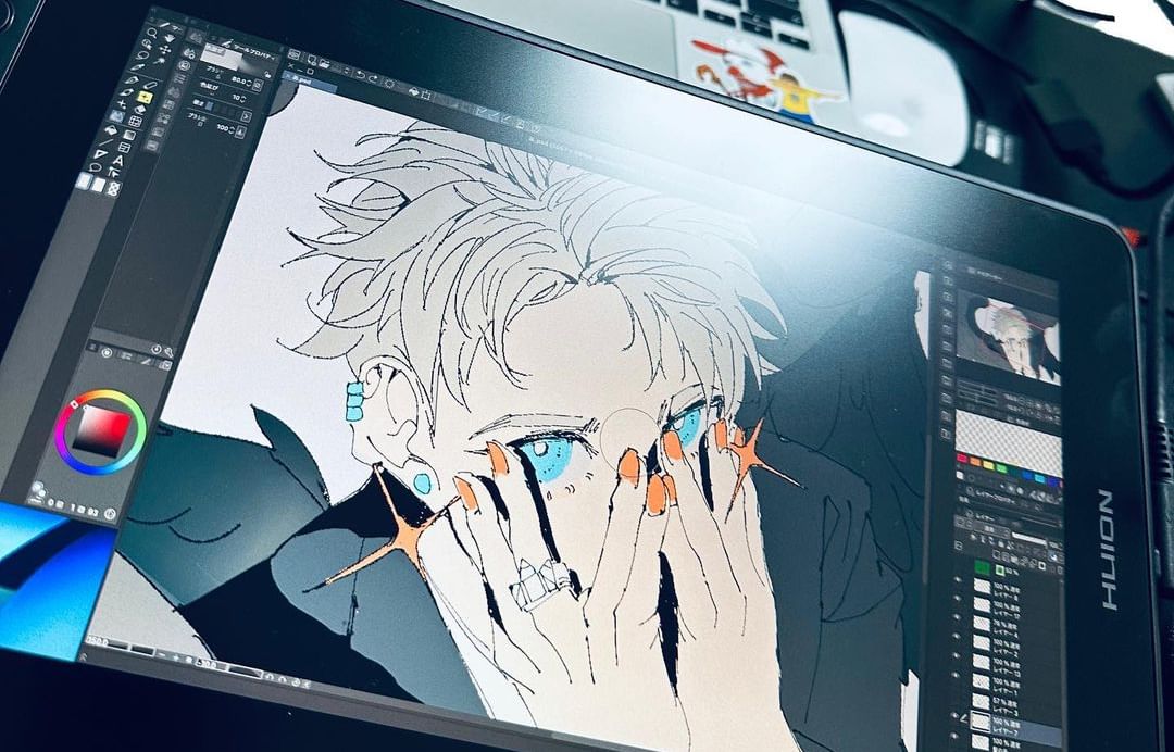 HuionFr's tweet photo. A travers des yeux si purs 
Vous voyez son cœur ?

@yuki_illust19
 #kamvas12

@huion #huionfr #huiontablette #oc #designer #design #character #charactère #workspace https://t.co/Wc9Od4fhQs