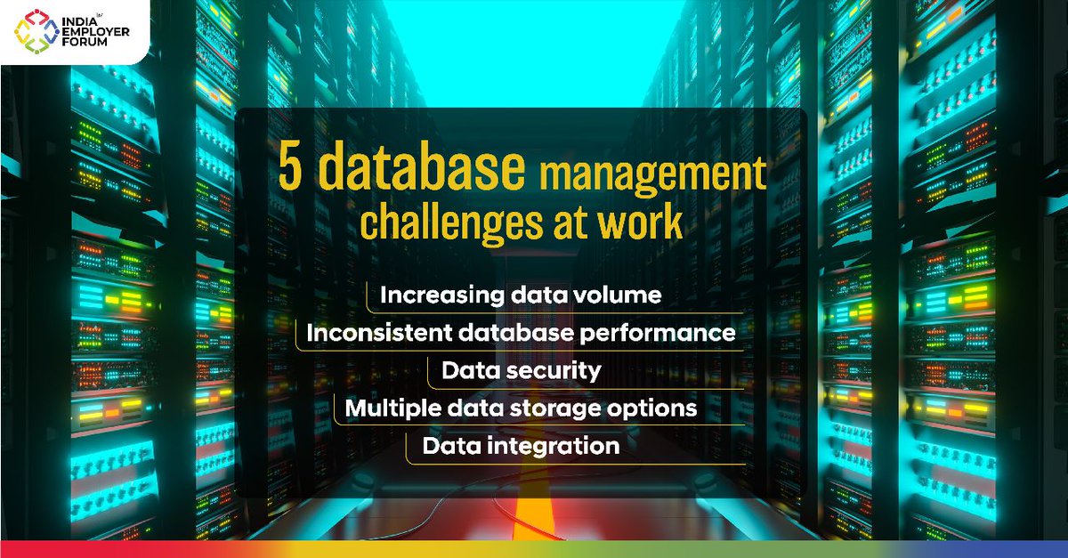 IndiaEmpForum's tweet image. It’s safe to say that without data, organisations worldwide would have difficulty figuring out their next move and creating new strategies. Read more bit.ly/3UXwr1K 
#DatabaseManagement #DatabaseManagementChallenges #DatabaseProblems