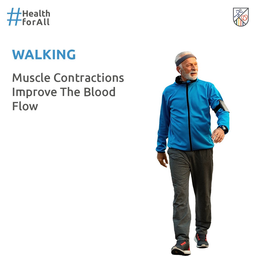 abtpindia's tweet photo. Regular Aerobic Exercises Like Running &amp; Walking Enhance Blood Circulation!

Due to muscle contraction, the large veins in the legs are squeezed, promoting healthy circulation in more stagnant areas of flow.

#ABTP #todaysupdate #healthcoverageday #equalforall #healthforall https://t.co/IBXvkJGX3b