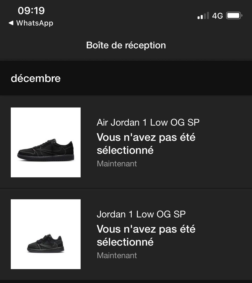 mehdiperplexe's tweet photo. @Nike je jure que depuis une air max zéro en 2015 tous les tirages aux sort auquel j’ai participé ce sont avéré perdant scandaleux !!!! @nikestore https://t.co/0ryzJ8I1aX