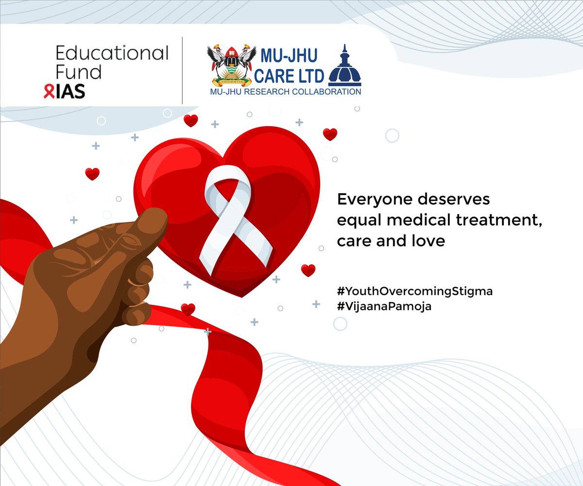 Everyone deserve equal medical treatment, care and LoVe ❤️.

We must reinforce messages that PLHIV can live healthy, fulfilling lives, like anyone else.

#YouthOvercomingStigma #VijaanaPamoja
