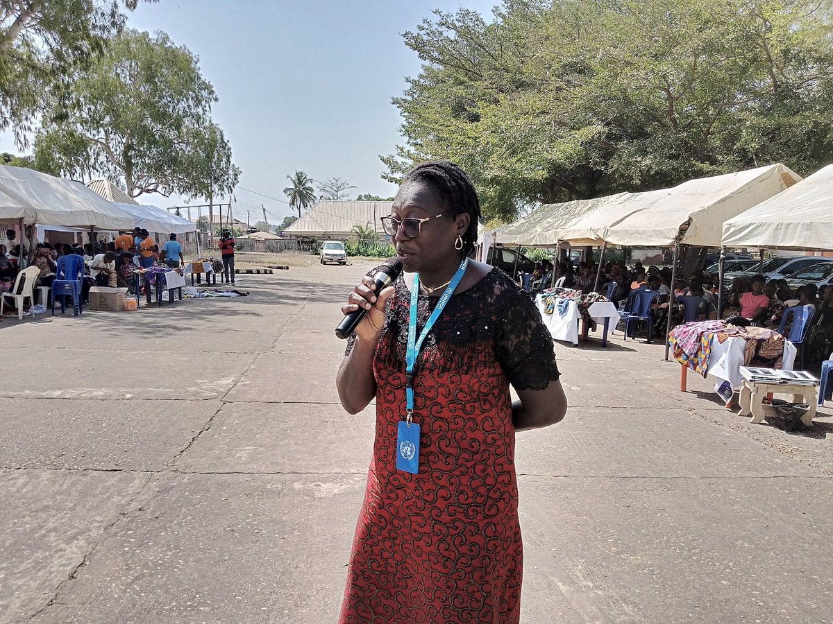 ESLFfoundation's tweet photo. UNHCR HAILS ESLF’S STEADFAST SUPPORT FOR VULNERABLE PERSONS.

UNHCR's Beatrice Shomkegh gave this testimony when @Fjdpmakurdi1 graduated 215 beneficiaries of a UNHCR-sponsored skills acquisition programme that trained IDPs in welding, hairdressing, Etc.

https://t.co/cmaXc3sttx https://t.co/cobDlTQHN3