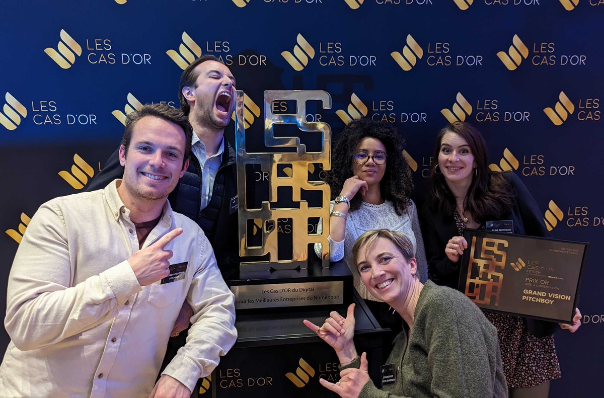 🏆 Prix Aide à l'orientation #LesCasdOr 2022 pour le projet "Vis ma Vie en magasin" <a href="/PitchboyVR/">PITCHBOY</a> &amp; <a href="/GrandVisionFr/">GrandVision France</a> !

Un aperçu du projet par ici : youtu.be/KcbdvEblvOc