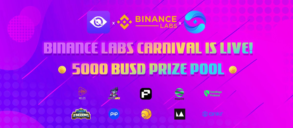 🚀#Trantor <a href="/BinanceLabs/">Yzi Labs</a> Carnival is live!!! 

⏰Campaign period: December 15, 5pm - December 21, 5pm (GMT +8) 

🎁5000 #BUSD Prize Pool awaiting! 

🔗trantor.xyz/carnival/5

🧑‍🤝‍🧑Complete all tasks and invite more friends to be on top of the leaderboard! 

#Web3 #NFT #Giveaway