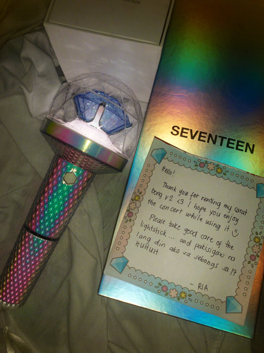 _jongsaeng_'s tweet photo. ๐: #mariamingthanks
hello pi @bboochancart โ๏ธ thank you so much for letting me rent your caratbong!! will surely take care of this & enjoy the con^^
aaaaaaa def the prettiest lighstick ๐ฅน๐ค i'm so so ready to see u, @pledis_17! https://t.co/NzMtrEDUbB