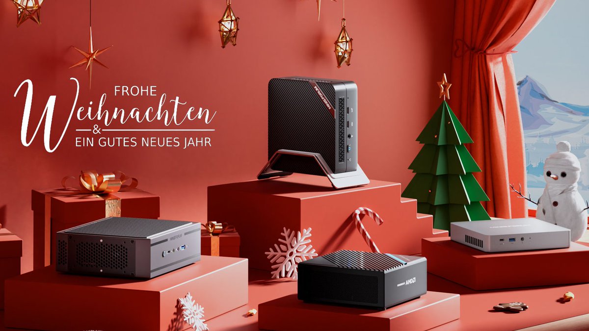 Christmas campaign from EU Store, get a chance to win another three mini pcs🙌
store.minisforum.de/pages/christmas