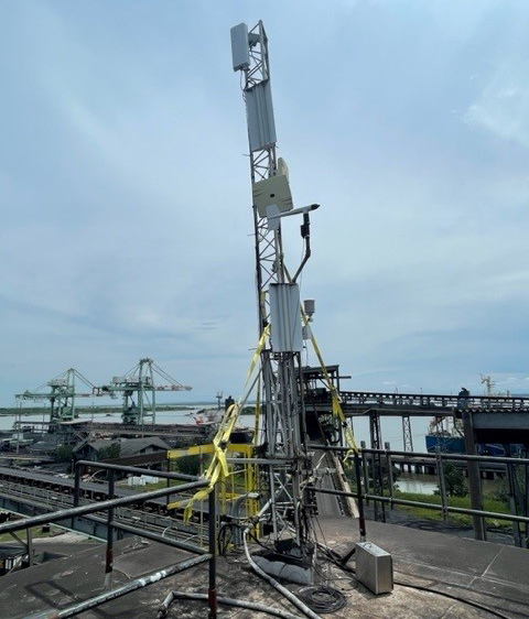 altradsparrows's tweet photo. A vital communication #antenna for employees at #Alabama Port required urgent #repair which was carried out by our local industrial team from Mobile. The antenna was remounted and the roofing membrane repaired. 
The project was completed to minimise the outage, and under budget! https://t.co/vW4FUk69wW