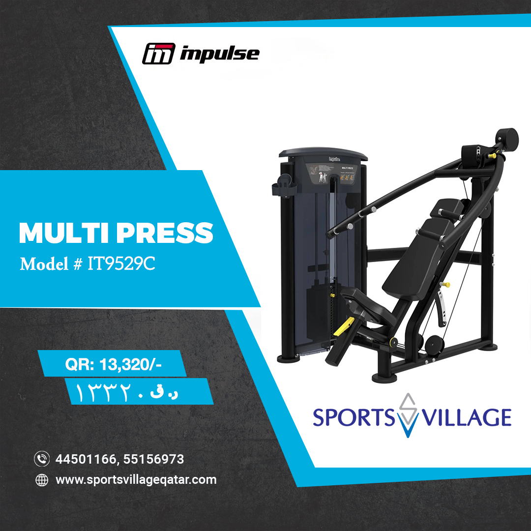 svqatar's tweet photo. Utilize our amazing Impulse Multi Press equipment to train your chest, deltoid, and triceps muscles. This machine allows you to perform chest presses, incline presses, and shoulder raises.
🛍️Sports Village 
Bin Mahmoud
📱-5515 6973
https://t.co/cCIIn21Kmv
#qatardohafitness https://t.co/1FhCr8QNM2
