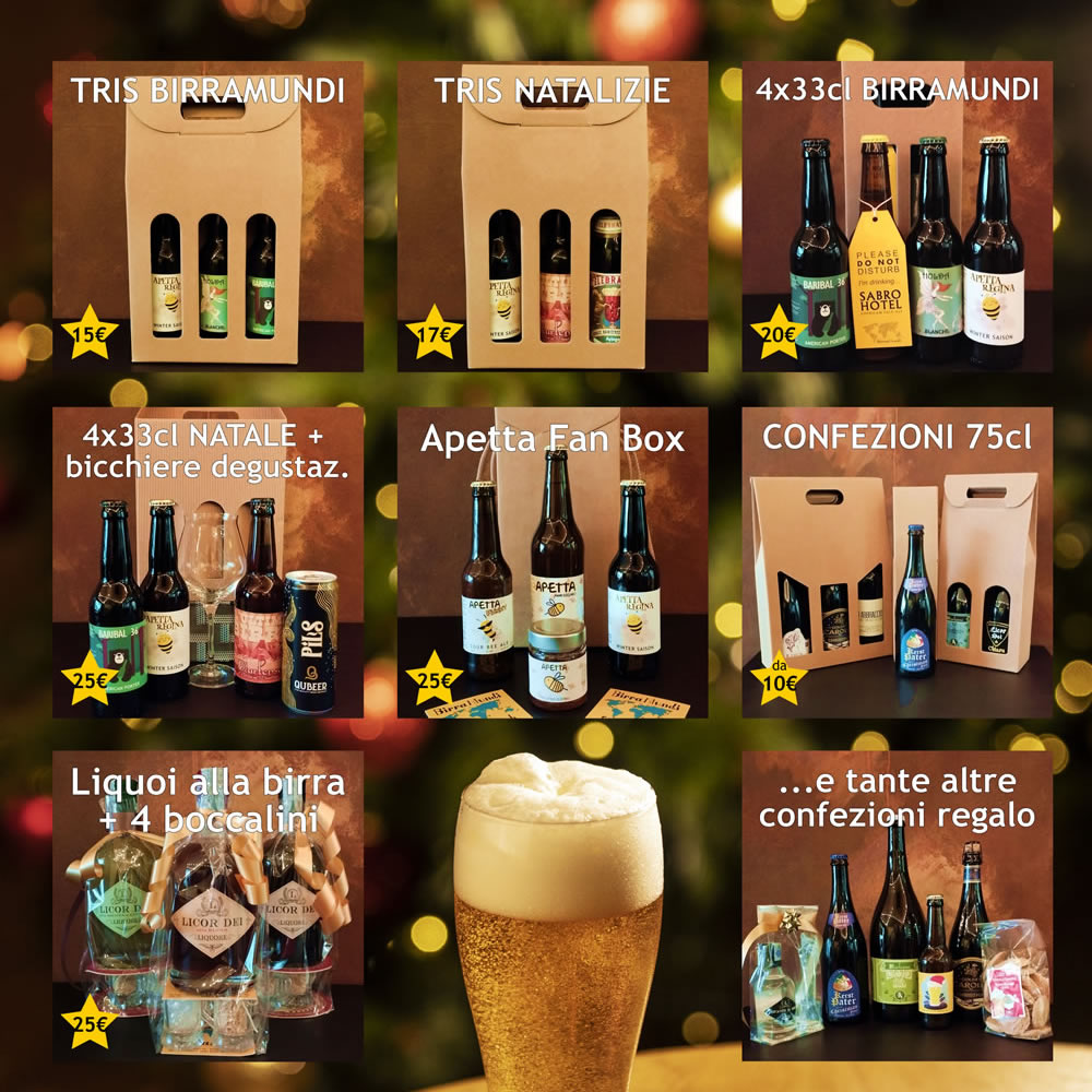 gigibonisoli's tweet photo. Idee regalo già pronte che il tempo stringe e natale è tra DIECI GIORNI 😱? Ti aiutiamo noi. A natale regala birra artigianale (magari di Romano 😜).
#regalidinatale
#birraartigianale
#birramundi
#lenostrebirre
#confezioni
#faibellafigura
#sonobuone https://t.co/8llKDYCaxa