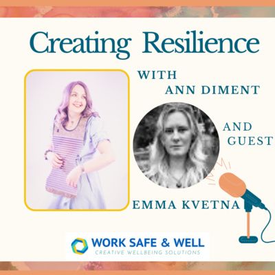 It was great to chat with @emmakvetna on the @creatingresilience podcast about her #journalling and #creativewriting practice. We explored how #creativity supports #wellbeing &amp; making sense of thoughts that can overwhelm us when we are busy. Listen here bit.ly/3iJhkv8