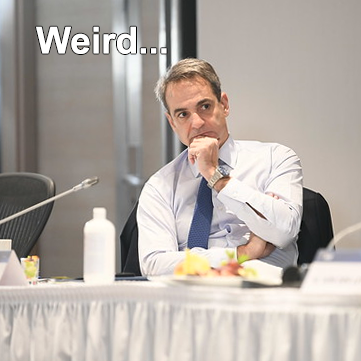 meme_ec's tweet photo. When there is a corruption scandal involving Greek politicians but your name is not mentioned anywhere. https://t.co/nZFV3mfrZf