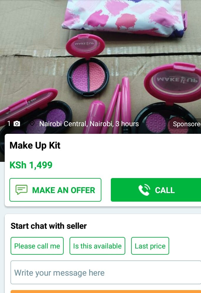 d0mani's tweet photo. I asked my siz what she wanted for her birthday which is next week and all she was a full make kit 😂so i contacted seller flani niliona amepost this kit pale https://t.co/gFYfo7driQ nikajua this is it,,,,,,,,mnaonaje ataipenda ama https://t.co/S463Xfw5yX