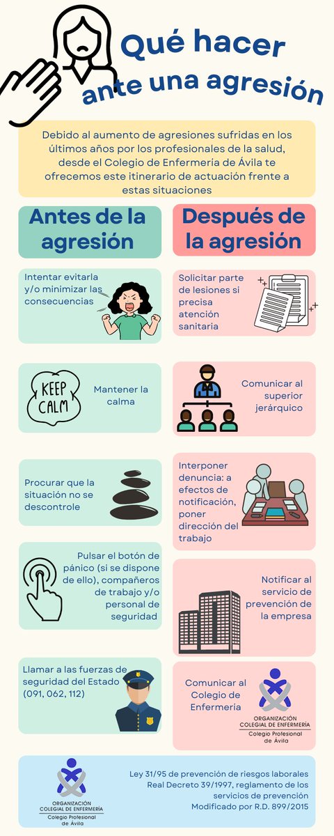 Las agresiones a los profesionales de la salud han aumentado en los últimos años.
Por ello, te ofrecemos estos consejos para hacer frente a estas situaciones que no deberían producirse, pero que se están convirtiendo en una lacra.
#StopAgresiones