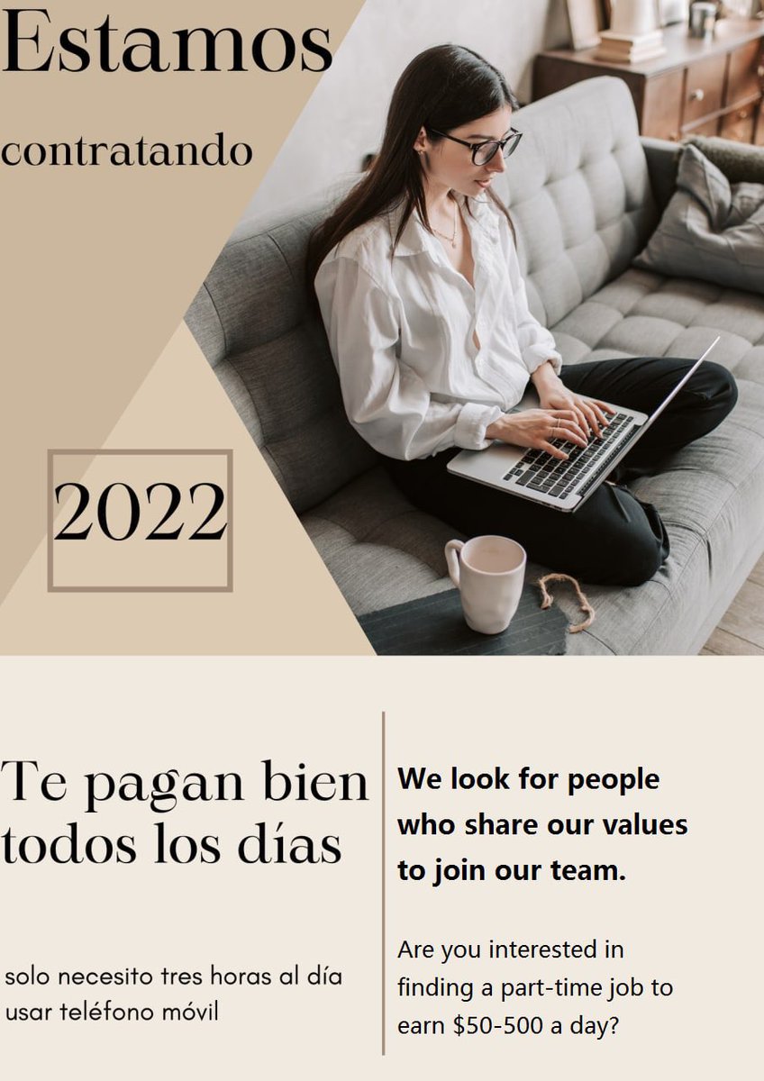 We look for people who share our values to join our team. Are you interested in finding a part-time job where you can earn $50-500 a day? Contact WhatsApp 447403990456 for details