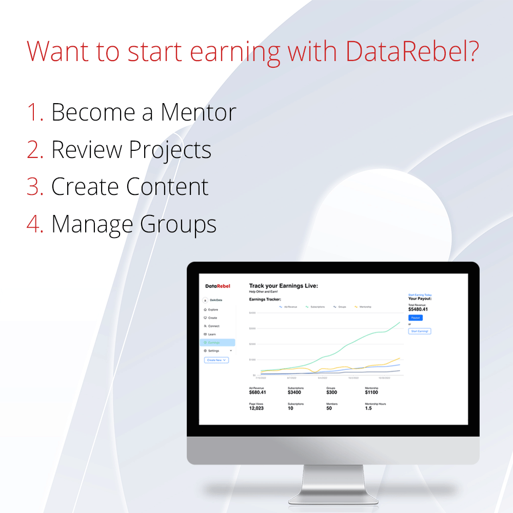 DataRebel_io's tweet photo. Earn while helping others! 🔍📈

Explore your interests here: https://t.co/i2D3S3H3Og

#datarebel #dataplatÿorm #accessibledata #dataÿoreveryone #exploredata
#dataanalytics #datavisualization #datacenter #dataanalysis #askdata https://t.co/Fd6SEZANsk