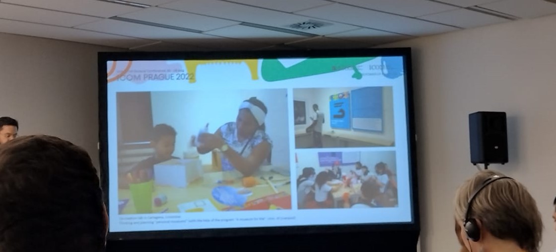 MVRColombia's tweet photo. Septiembre 2022: Reflexionando la  participacion reciente de #UnMuseoParaMí en la conferencia @ICOM en Praga y planeando futuras acciones con el grupo Decolonialidad del CECA_LAC, Comité Educación y Acción Cultural América Latina y el Caribe @FIHRML @livunilanguages @Hispanists https://t.co/J7t81PDuvo