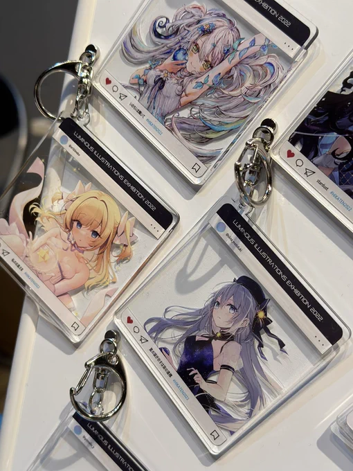 完売していたトレーディングアクリルキーホルダー入荷しました!#光る美少女展3 