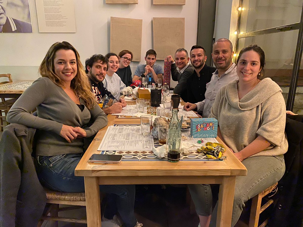 Gaël Roué (@gaelrouebcn) on Twitter photo Celebrating the end of the year with all the young and enthusiastic members of our lab <a href="/roue_s/">Roué Lab</a> <a href="/CarrerasIJC/">Josep Carreras Leukaemia Research Institute (IJC)</a>, enjoying a Greek meal - a tribute to our visiting PhD fellow <a href="/Babis_xanth/">Babis Xanthopoulos</a> from <a href="/kostareli/">Dr Effie Kostareli</a> lab, who is finishing his internship in our lab this week.We will miss you Babis! Celebrating the end of the year with all the young and enthusiastic members of our lab <a href="/roue_s/">Roué Lab</a> <a href="/CarrerasIJC/">Josep Carreras Leukaemia Research Institute (IJC)</a>, enjoying a Greek meal - a tribute to our visiting PhD fellow <a href="/Babis_xanth/">Babis Xanthopoulos</a> from <a href="/kostareli/">Dr Effie Kostareli</a> lab, who is finishing his internship in our lab this week.We will miss you Babis!