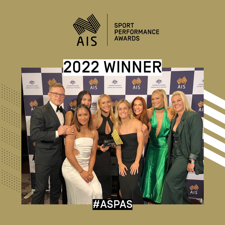 #ASPAs | Congratulations to Women's Rugby 7s - @RugbyAU  

🏆 Winner - 2022 Team Of The Year, presented By A.H.Beard