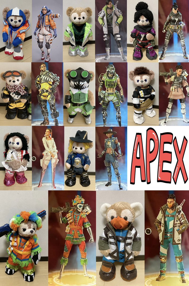 abtmjgpw's tweet photo. 結局沢山作ってもらってしまった。
皆可愛い。
#ApexLedgends #APEX https://t.co/nmJUtBms1C