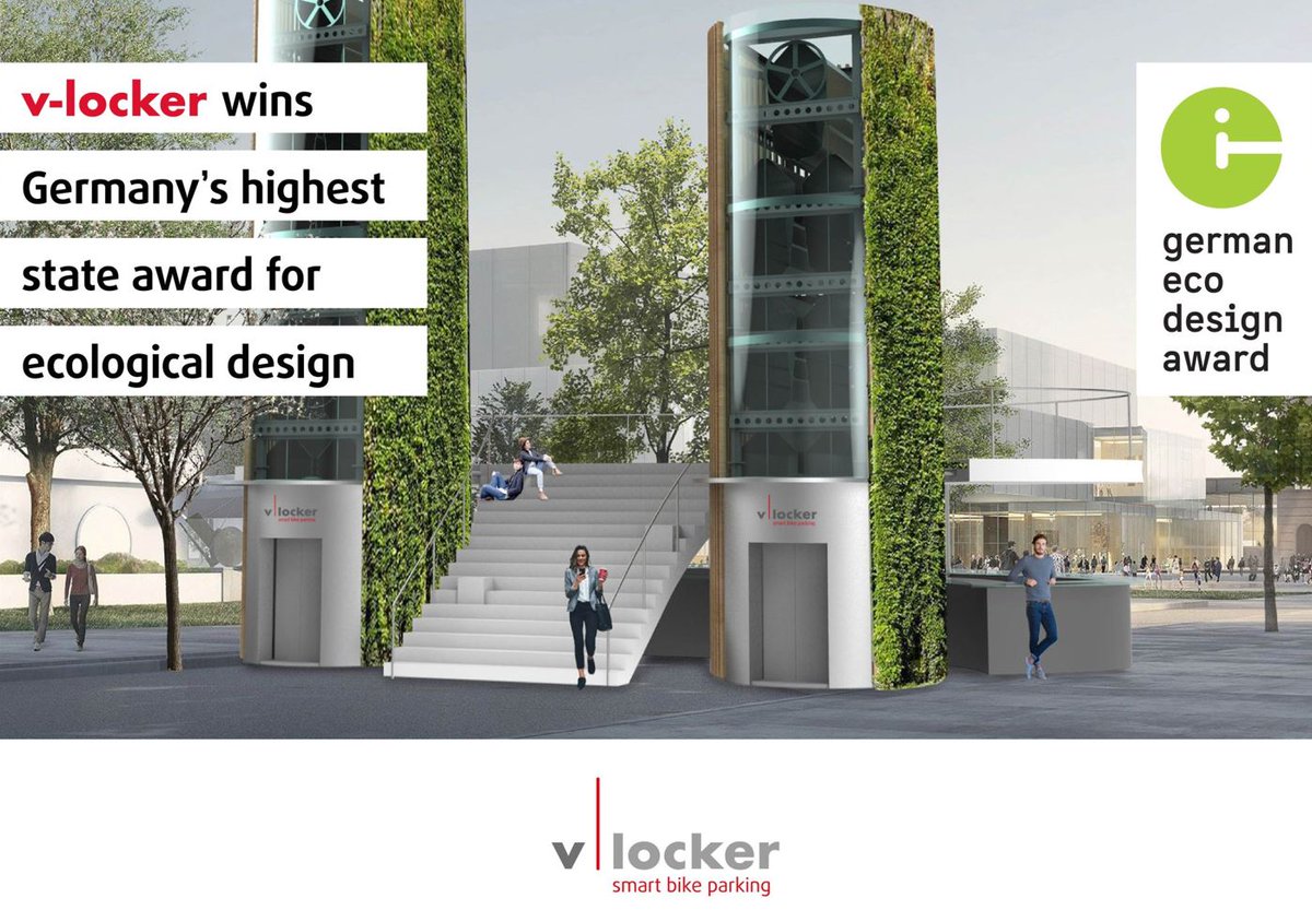 dbmindbox's tweet photo. Alumni-Startup mit #BundespreisEcodesign ausgezeichnet 🏆 Glückwunsch an #Vlocker, welches sich mit ihrem smarten Bike Parking System beim internationalen Wettbewerb des @BMUV, @Umweltbundesamt & @IDZ_Berlin durchsetzen konnte 💪 https://t.co/oQ8Kn4u2GR
© Bundespreis Ecodesign https://t.co/fzkWMBZyll