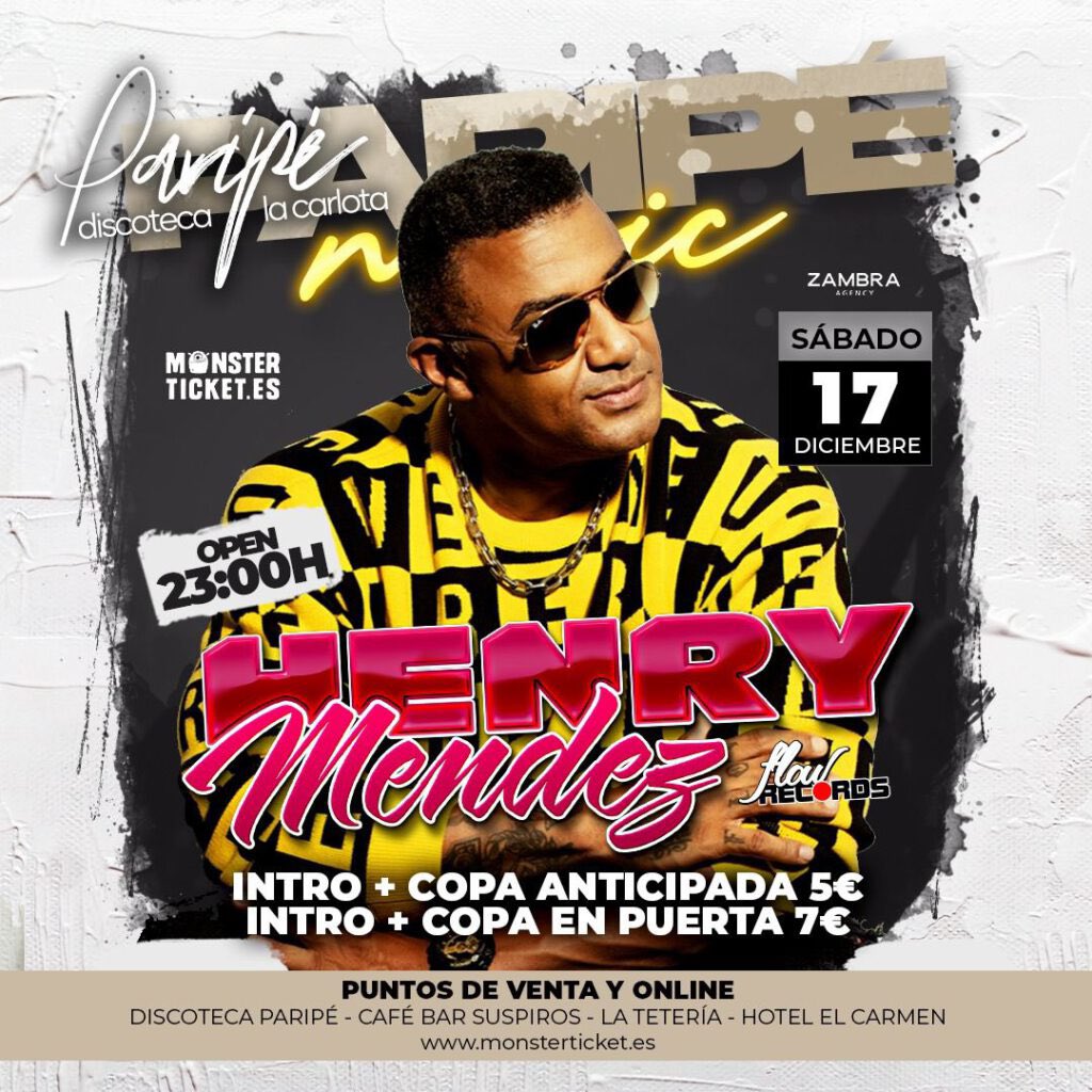 MonsterTicket (@monsterticketes) on Twitter photo โก ๐๐๐ก๐ฅ๐ฌ ๐ ๐๐ก๐๐๐ญ ๐๐ก ๐ฃ๐๐ฅ๐๐ฃร โก
๐ Sรกbado 17 Diciembre 2022
โ๏ธ @discoparipe.lacarlota La Carlota (Cรณrdoba)
๐ Polรญgono Gallardo
๐ ๐ฉ๐๐ก๐ง๐ โก monsterticket.es/Henry-Mendez-eโฆ
#Regueton #Latino #Cadiz #Sevilla #Cordoba #Granada #Huelva #Jaen #Almeria #Andalucia #Fiesta โก ๐๐๐ก๐ฅ๐ฌ ๐ ๐๐ก๐๐๐ญ ๐๐ก ๐ฃ๐๐ฅ๐๐ฃร โก
๐ Sรกbado 17 Diciembre 2022
โ๏ธ @discoparipe.lacarlota La Carlota (Cรณrdoba)
๐ Polรญgono Gallardo
๐ ๐ฉ๐๐ก๐ง๐ โก monsterticket.es/Henry-Mendez-eโฆ
#Regueton #Latino #Cadiz #Sevilla #Cordoba #Granada #Huelva #Jaen #Almeria #Andalucia #Fiesta