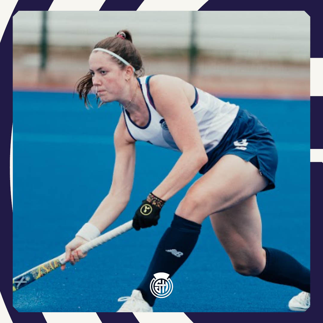 ScottishHockey's tweet photo. Huge congratulations to @AmyCostello6 on earning 100 combined caps!! Tremendous achievement!! 💙 https://t.co/O1YUlID7O3