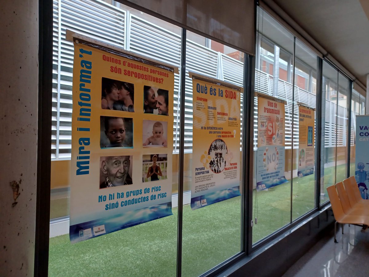 ConsorciCSI's tweet photo. Encara podeu visitar l'exposició sobre l'VIH que té lloc a aquests dies als nostres centres d'atenció primària a @HospitaletLl #CAPCollblanc i #caplatorrassa
#exposició #cultura #activitatcomunitària #VIH https://t.co/PmdXY90enF