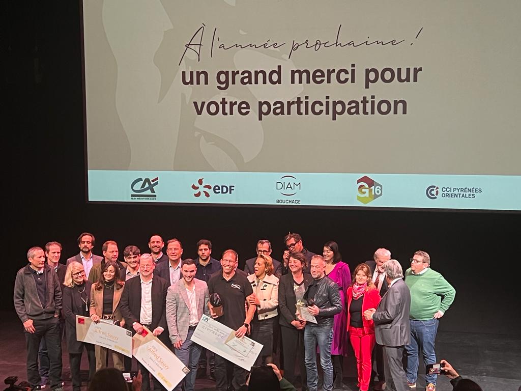 Hier, la Fondation UPVD participait à l'annonce des lauréats de la 24ème édition du Prix Alfred Sauvy au Théâtre de l'Archipel à Perpignan ! 👏 🥳