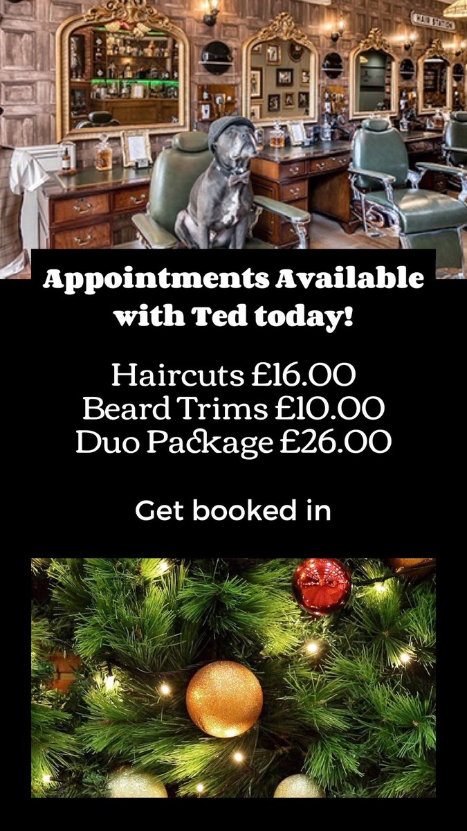 Ted our Junior Stylist has availability from now until Christmas. Get booked in folks before it’s too late!
#southampton #southamptonbarbers #southamptoncity #southamptonuni #southamptonbloggers #barbers #barbershop