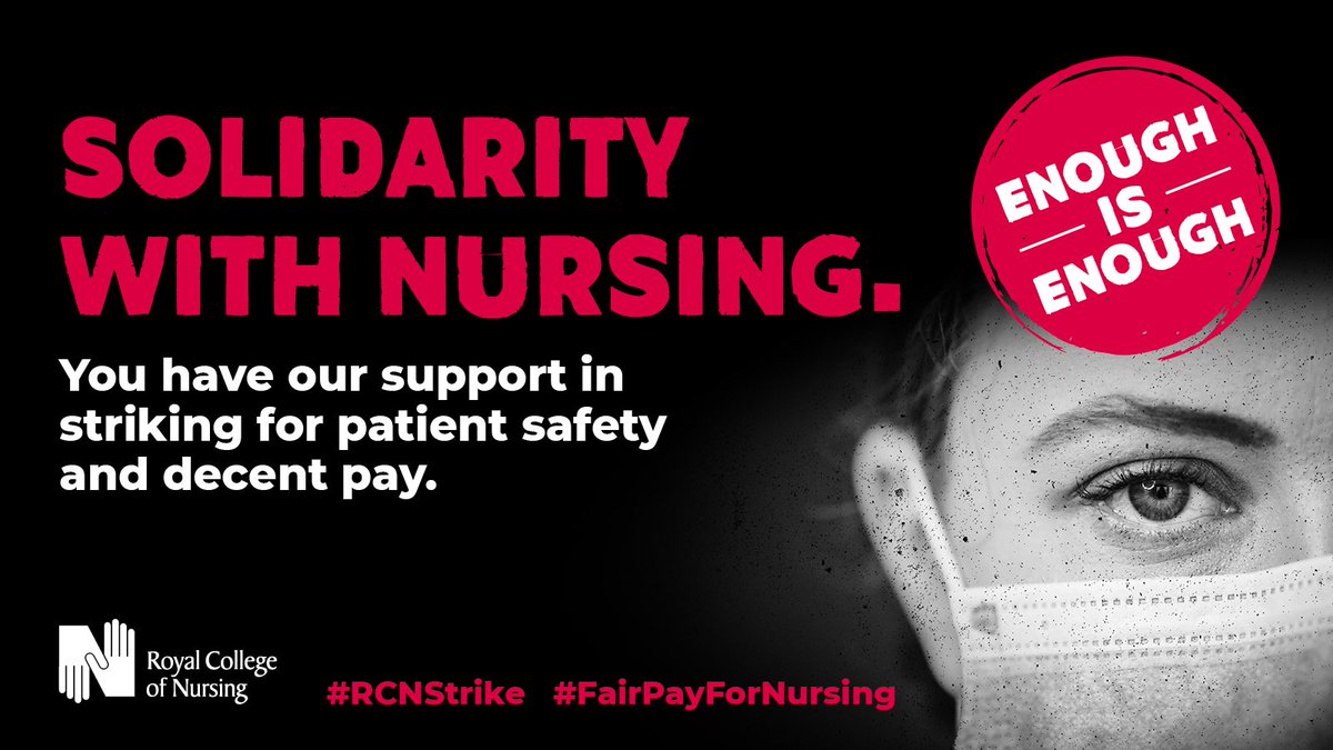 100% with you on this. We couldn’t do what we do without the amazing nursing teams we work with <a href="/RBandH/">Royal Brompton and Harefield</a> #RCNStrike